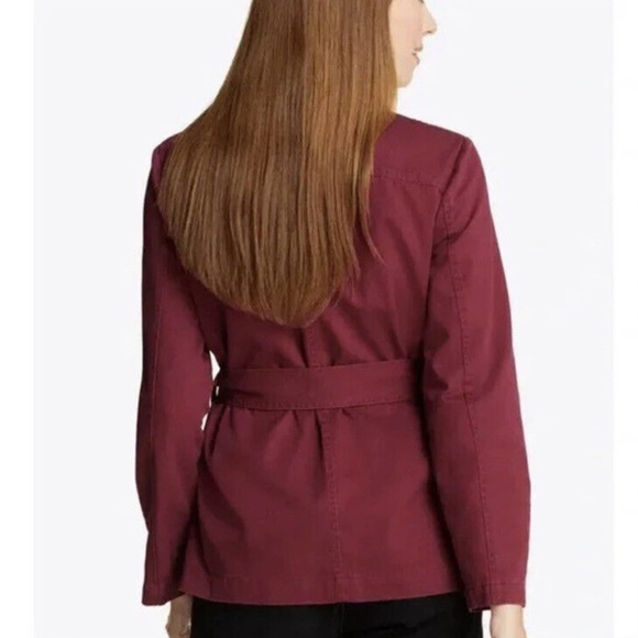 Draper James Maroon Utility Jacket - Picture 3 of 10